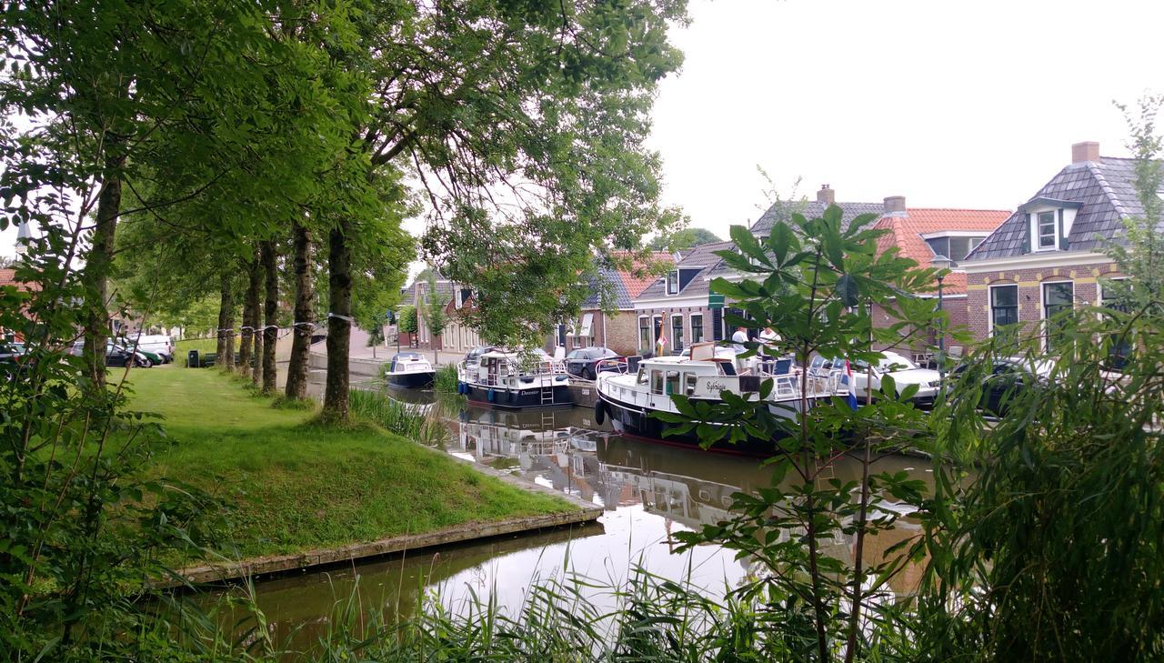 Logement 'De Witte Klok' Oude Bildtzijl Exterior foto